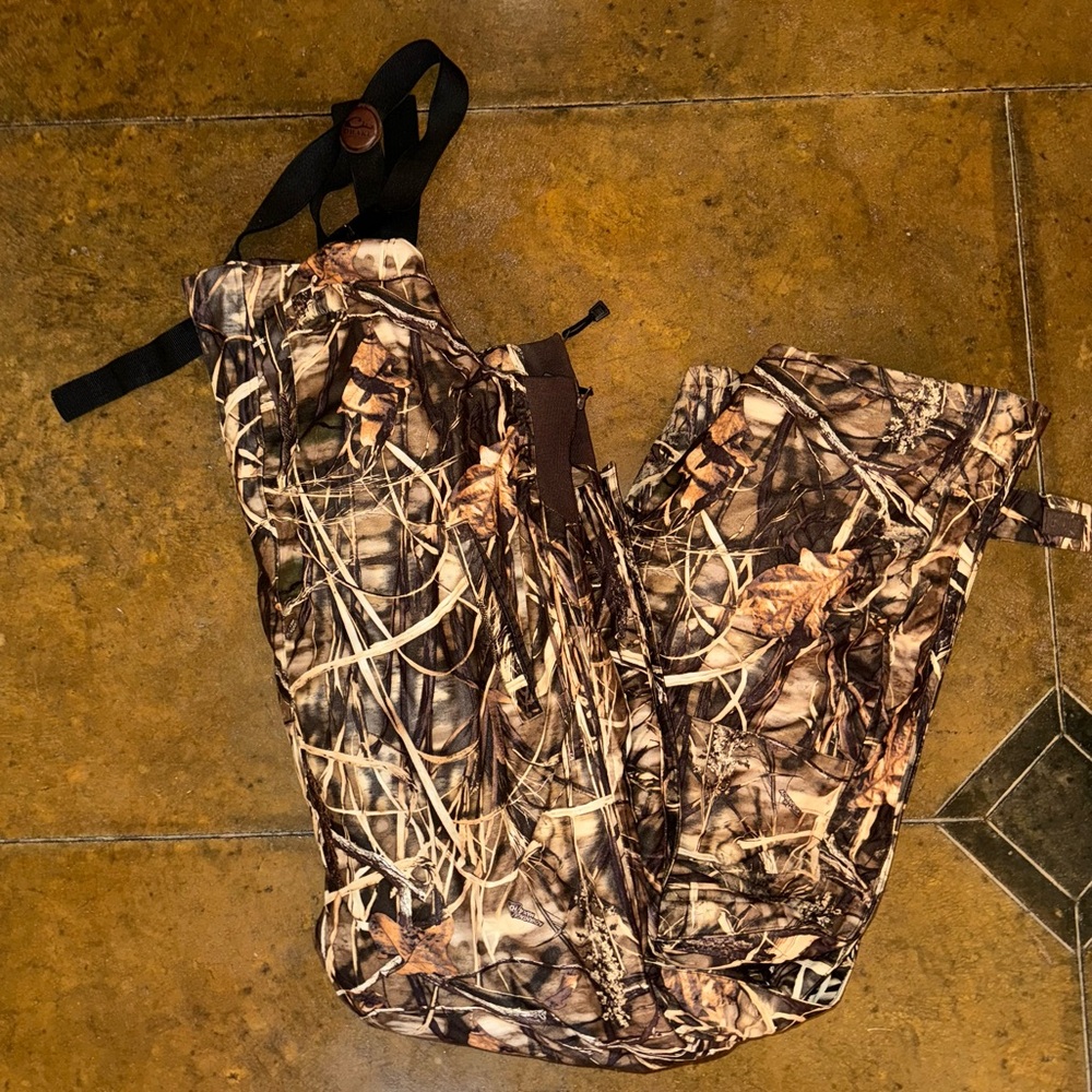 Drake Waterfowl Insulated Full Bibs Mens 2XL Advantage Max 4 HD Zip All the Way